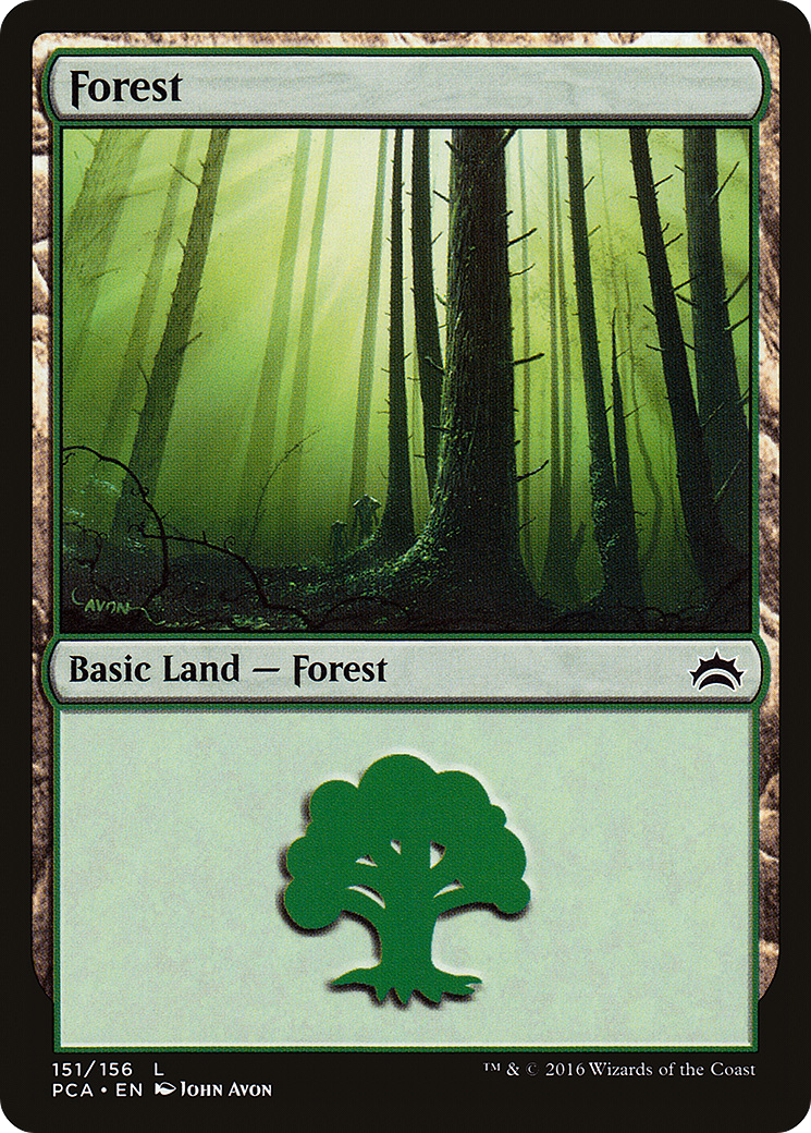 Forest (151) (PCA-151) [Misc] Planechase Anthology MTG Single Wizards of the Coast