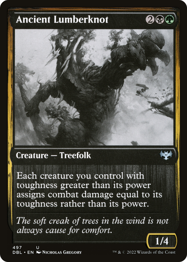 Ancient Lumberknot (DBL-497) [Innistrad: Double Feature] MTG Single Wizards of the Coast