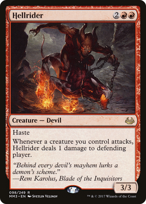 Hellrider (MM3-098) [Modern Masters 2017] MTG Single Modern Masters 2017