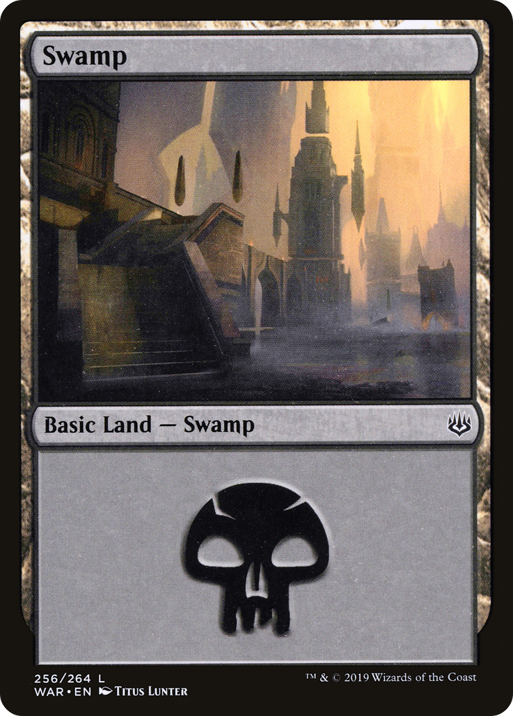 Swamp (WAR-256) [War of the Spark] MTG Single Wizards of the Coast