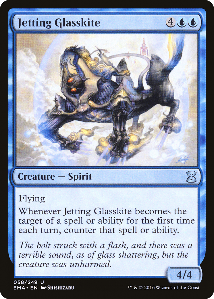 Jetting Glasskite (EMA-058) [Eternal Masters] MTG Single Wizards of the Coast