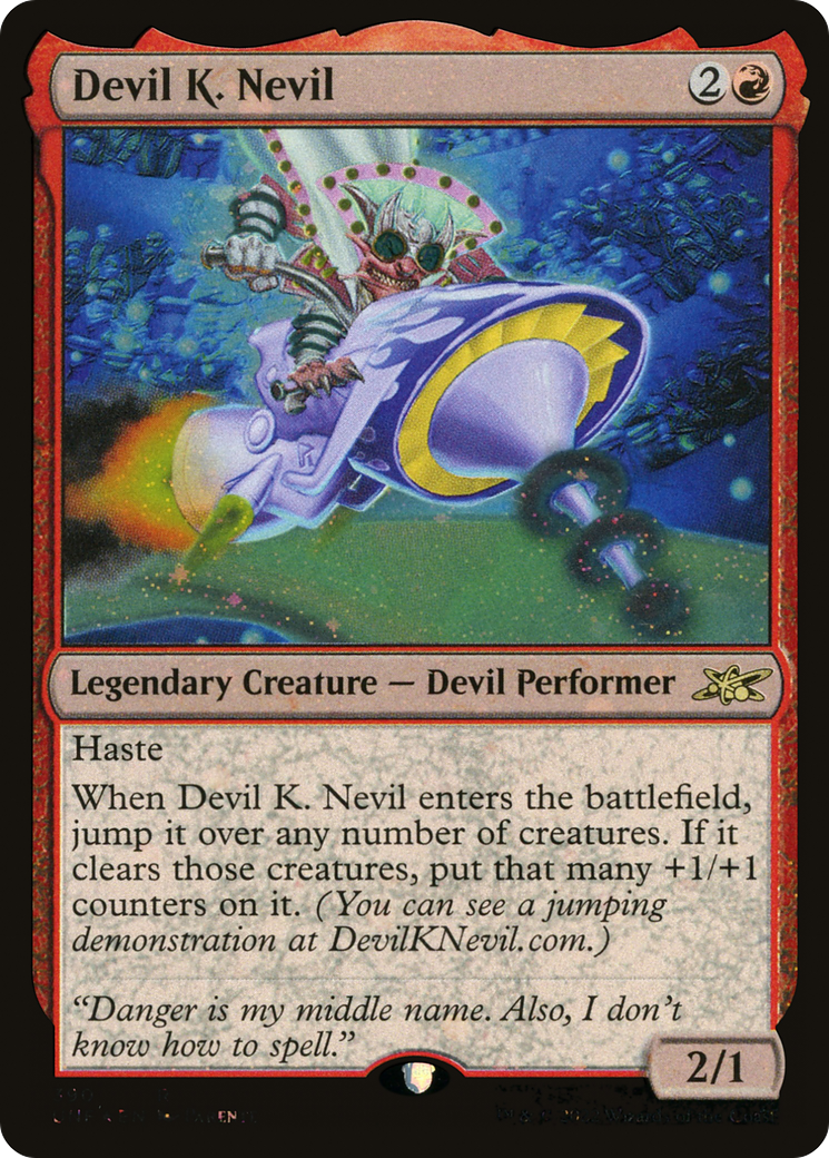 Devil K. Nevil (Galaxy Foil) (UNF-390) [Unfinity] Foil MTG Single Wizards of the Coast