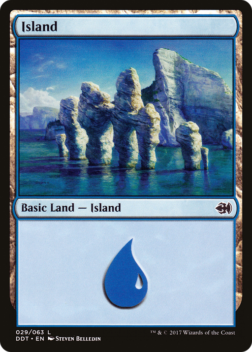 Island (29) (DDT-029) [Misc] Duel Decks: Merfolk vs. Goblins MTG Single Wizards of the Coast