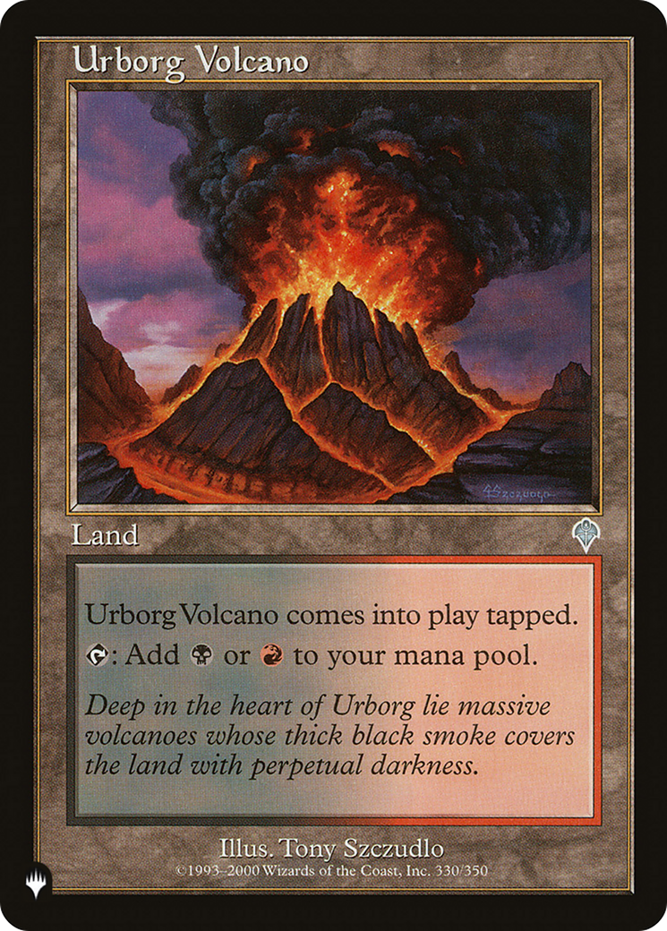 Urborg Volcano (LIST-INV-330) [Mystery Booster] The List MTG Single Wizards of the Coast
