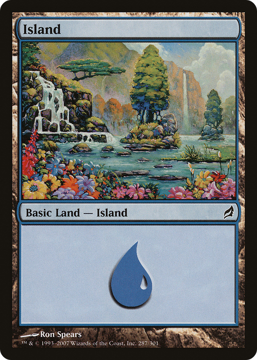 Island (287) (LRW-287) [Lorwyn] Foil MTG Single Wizards of the Coast