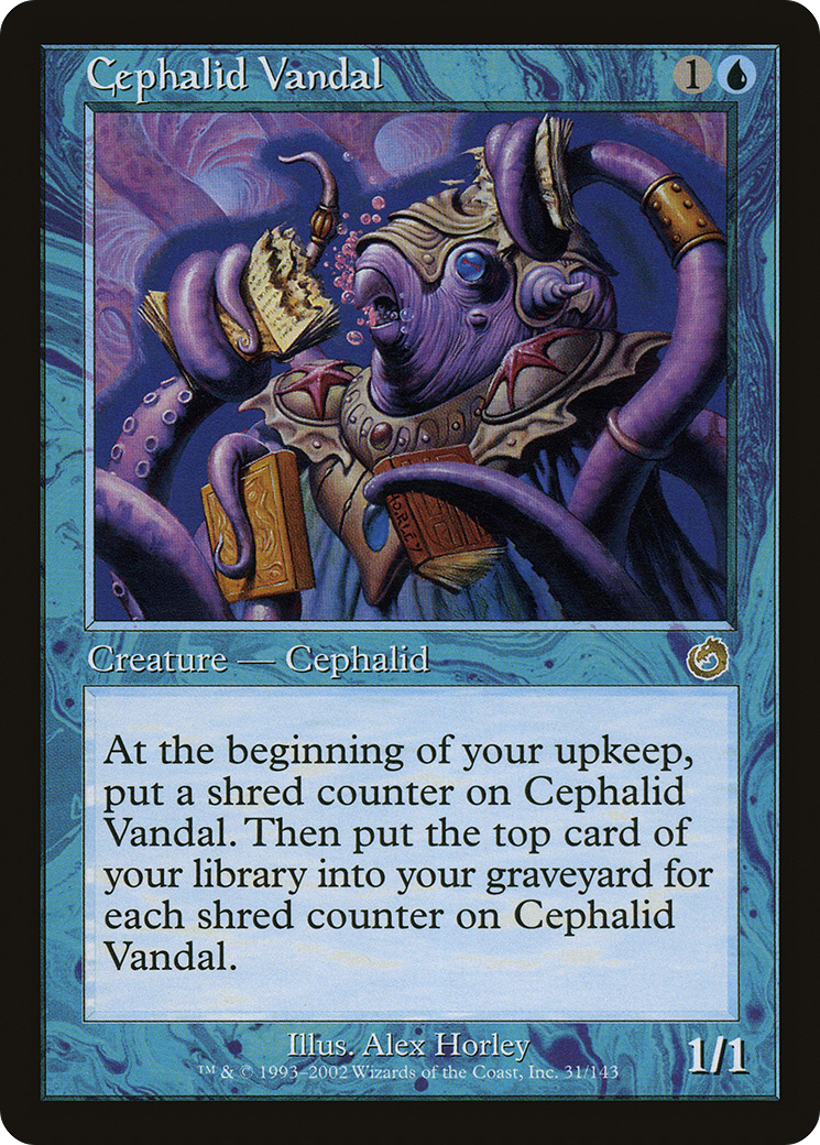 Cephalid Vandal (TOR-031) [Torment] MTG Single Wizards of the Coast