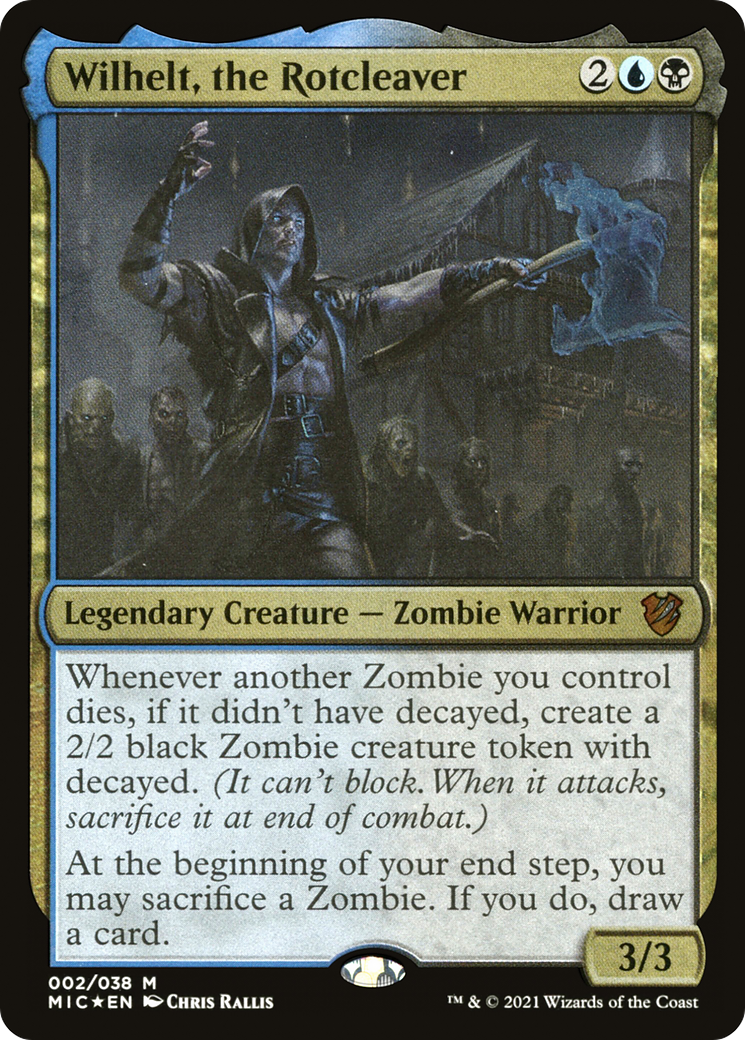Wilhelt, the Rotcleaver (MIC-002) [Midnight Hunt Commander] MTG Single Wizards of the Coast