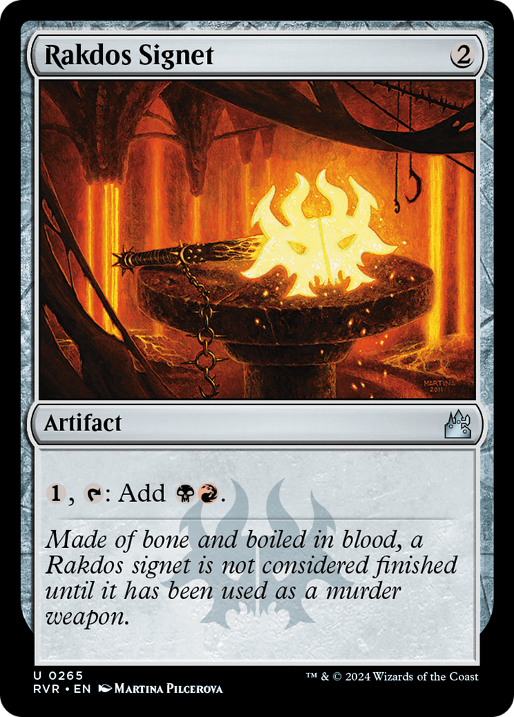 Rakdos Signet (RVR-265) [Ravnica Remastered] MTG Single Wizards of the Coast