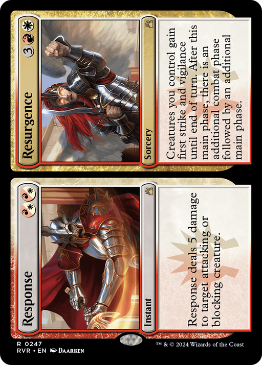 Response // Resurgence (RVR-247) [Ravnica Remastered] MTG Single Wizards of the Coast