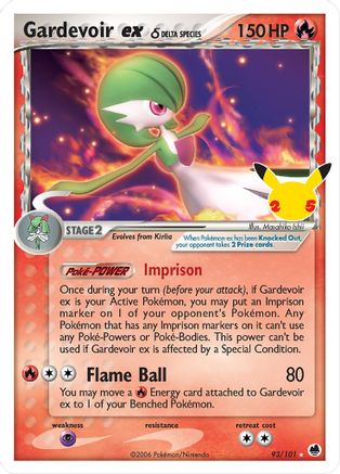 Gardevoir ex (Delta Species) (93/25) Holofoil [Misc: Celebrations Classic Collection] Pokemon Single Pokémon
