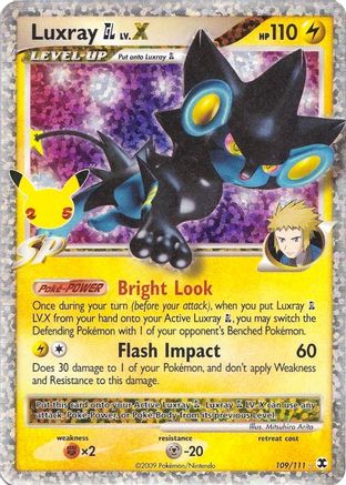 Luxray GL LV.X (109/25) - [Misc: Celebrations Classic Collection] Holofoil Pokemon Single Pokémon