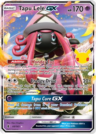 Tapu Lele GX (60/25) Holofoil [Misc: Celebrations Classic Collection] Pokemon Single Pokémon
