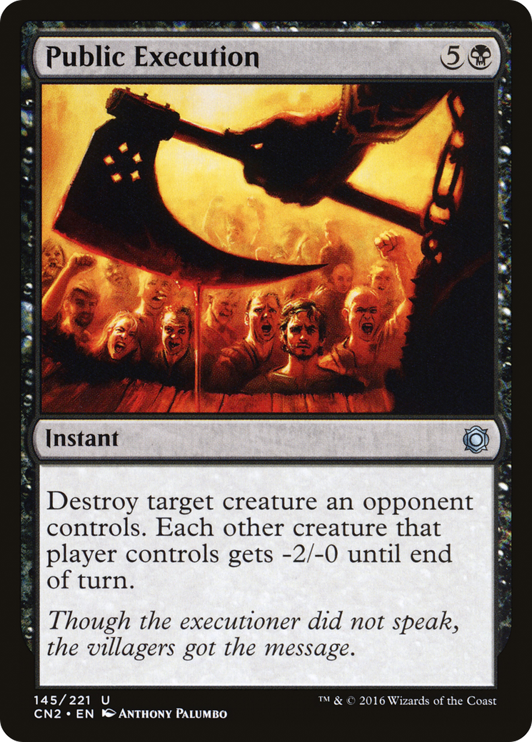 Public Execution (CN2-145) [Conspiracy: Take the Crown] MTG Single Wizards of the Coast