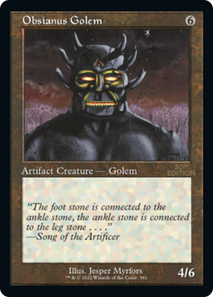Obsianus Golem (30A-561) [30th Anniversary Edition] MTG Single Wizards of the Coast