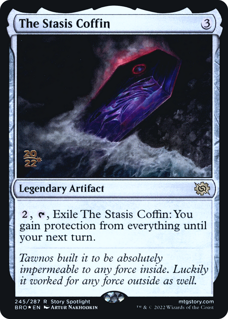 The Stasis Coffin (PRE-245) [The Brothers' War Promos] Foil MTG Single Wizards of the Coast