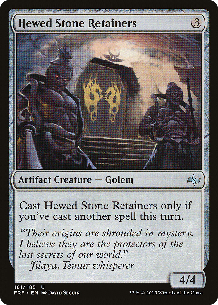 Hewed Stone Retainers (FRF-161) [Fate Reforged] MTG Single Wizards of the Coast