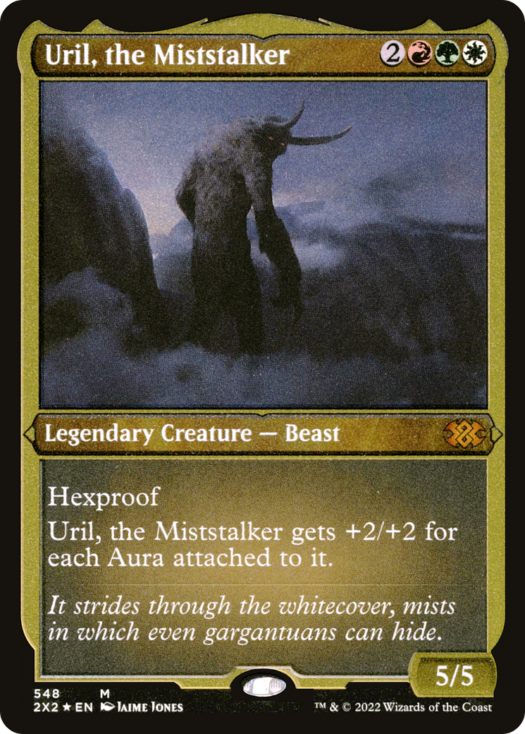 Uril, the Miststalker (Foil Etched) (2X2-548) [Double Masters 2022] Foil MTG Single Wizards of the Coast