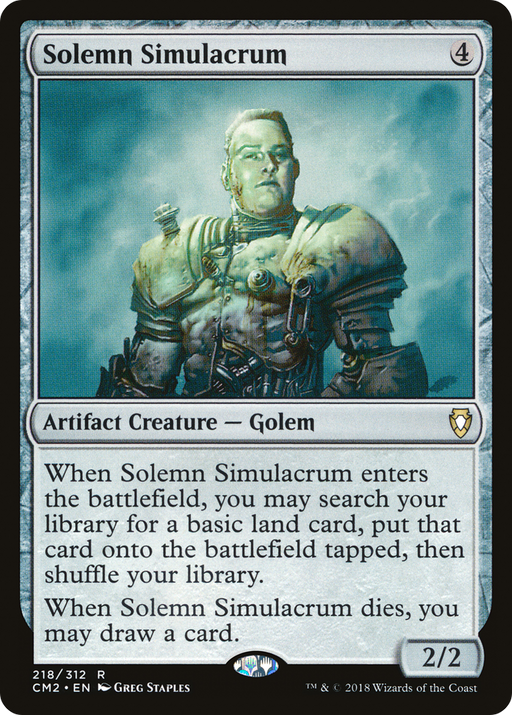 Solemn Simulacrum (218) (CM2-218) [Commander Anthology Volume II] MTG Single Wizards of the Coast