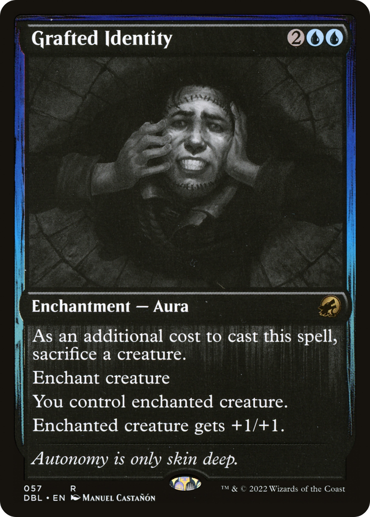 Grafted Identity (DBL-057) [Innistrad: Double Feature] Foil MTG Single Wizards of the Coast