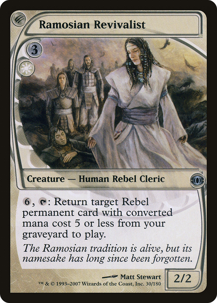 Ramosian Revivalist (FUT-030) [Future Sight] Foil MTG Single Wizards of the Coast