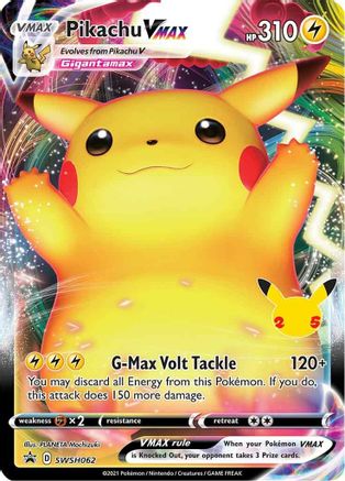 Pikachu VMAX - SWSH062 (SWSH062/307) Holofoil [Promos: SWSH Promo Cards] Pokemon Single Pokémon