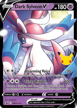 Dark Sylveon V - SWSH134 (SWSH134/307) Holofoil [Promos: SWSH Promo Cards] Pokemon Single Pokémon