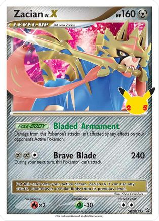Zacian LV. X - SWSH135 (SWSH135/307) Holofoil [Promos: SWSH Promo Cards] Pokemon Single Pokémon