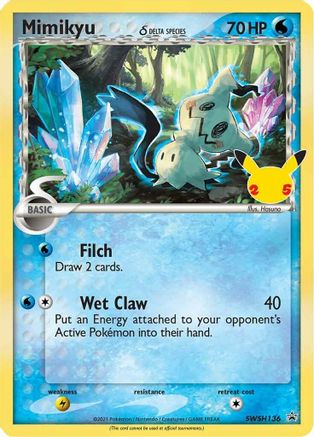 Mimikyu (Delta Species) - SWSH136 (SWSH136/307) Holofoil [Promos: SWSH Promo Cards] Pokemon Single Pokémon