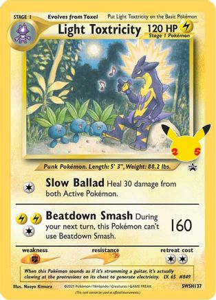 Light Toxtricity - SWSH137 (SWSH137/307) Holofoil [Promos: SWSH Promo Cards] Pokemon Single Pokémon
