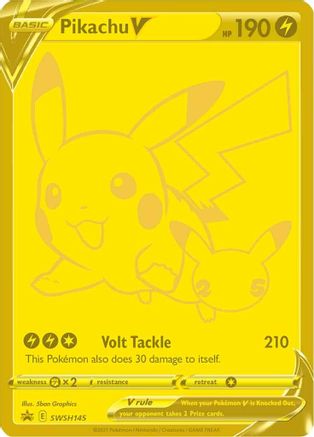 Pikachu V - SWSH145 (SWSH145/307) Holofoil [Promos: SWSH Promo Cards] Pokemon Single Pokémon