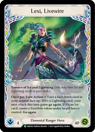 Lexi, Livewire [HER049] (Promo)  Rainbow Foil Flesh And Blood Single Flesh And Blood   