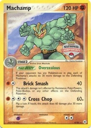 Machamp - 9/101 (National Championships) () Holofoil [Promos: League & Championship Cards] Pokemon Single Pokémon