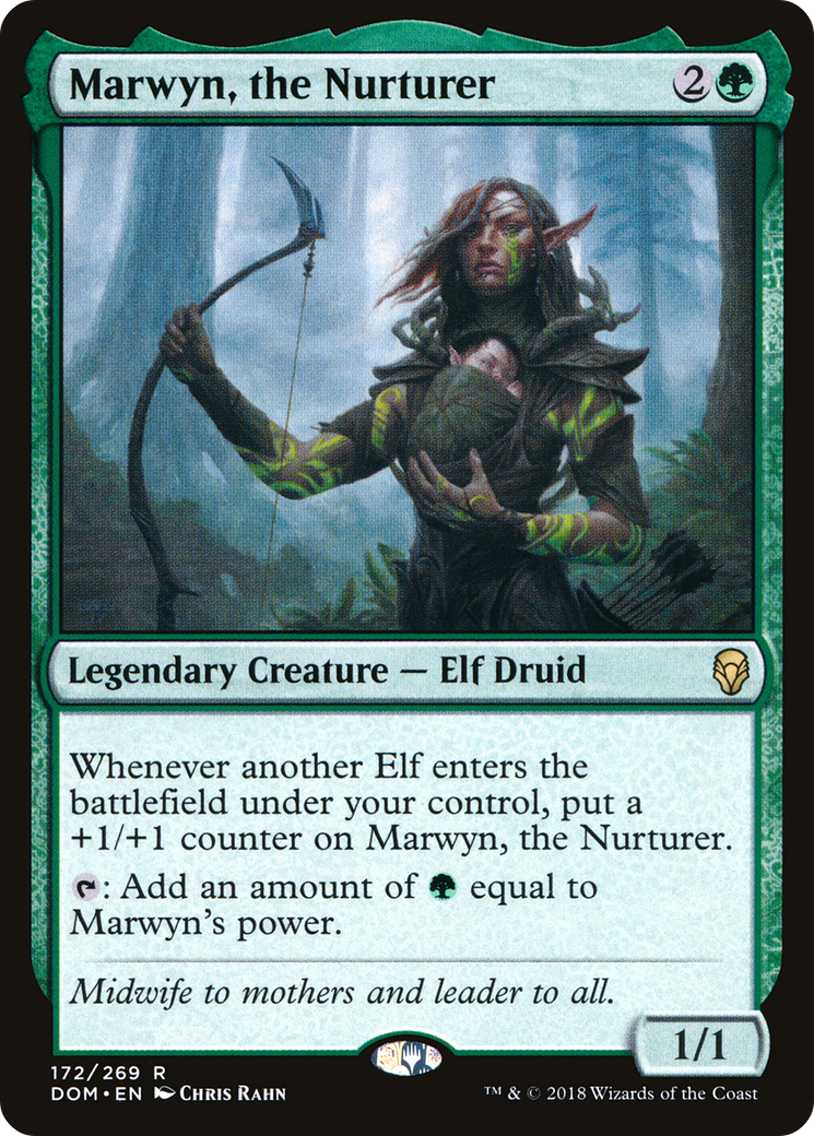 Marwyn, the Nurturer (DOM-172) [Dominaria] MTG Single Wizards of the Coast