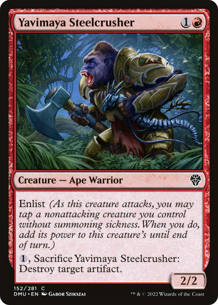 Yavimaya Steelcrusher (DMU-152) [Dominaria United] MTG Single Wizards of the Coast