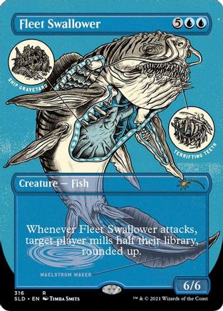 Fleet Swallower (Foil Etched) (SLD-316) [Secret Lair] Drop Series Foil MTG Single Wizards of the Coast