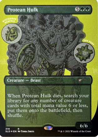 Protean Hulk (Foil Etched) (SLD-319) [Secret Lair] Drop Series Foil MTG Single Wizards of the Coast