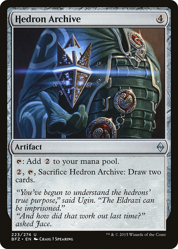 Hedron Archive (BFZ-223) [Battle for Zendikar] MTG Single Wizards of the Coast