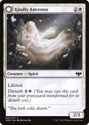 Kindly Ancestor // Ancestor's Embrace (VOW-022) [Innistrad: Crimson Vow] MTG Single Wizards of the Coast