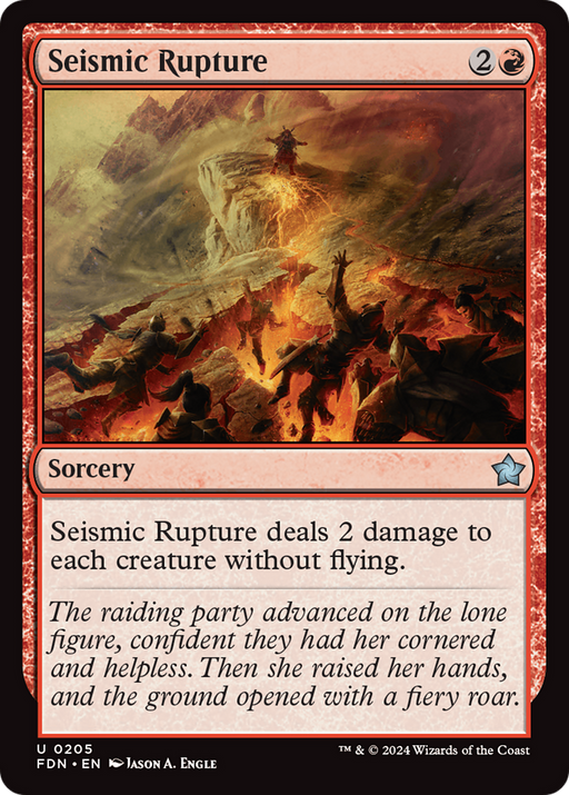 Seismic Rupture (FDN-205) [Foundations] MTG Single Wizards of the Coast