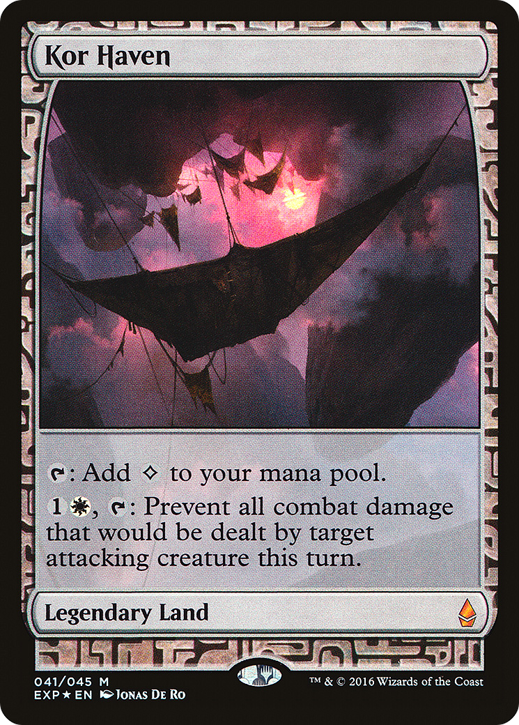 Kor Haven (EXP-041) [Zendikar Expeditions] Foil MTG Single Wizards of the Coast