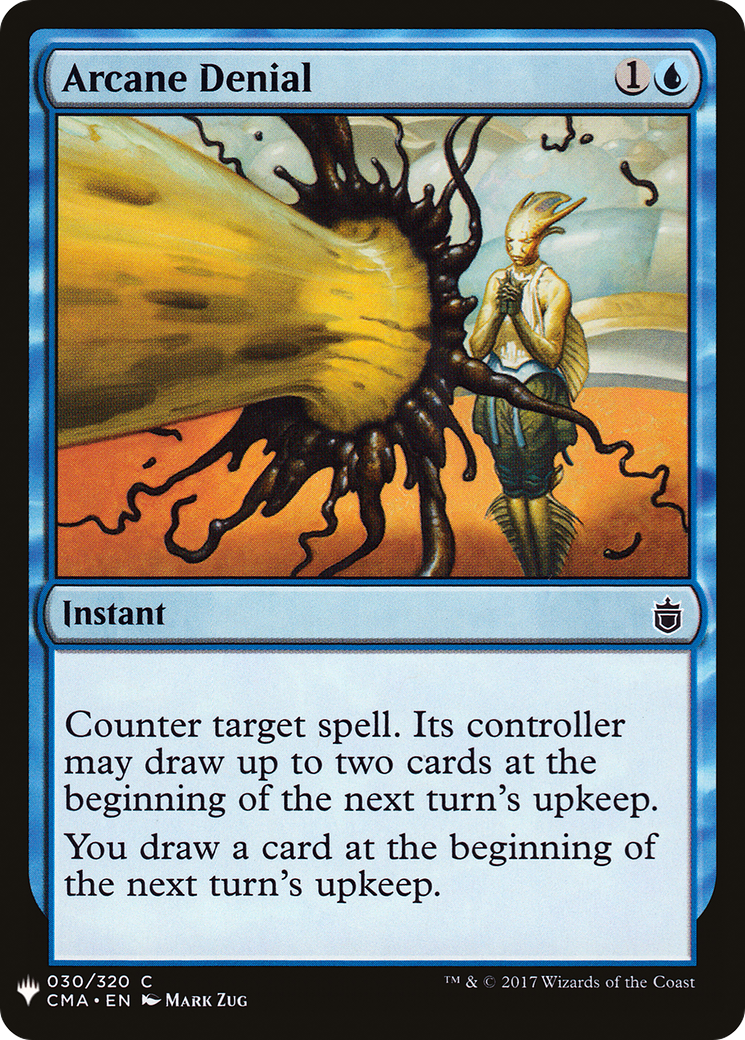 Arcane Denial (CMA) (LIST-030) [Mystery Booster] The List MTG Single Wizards of the Coast