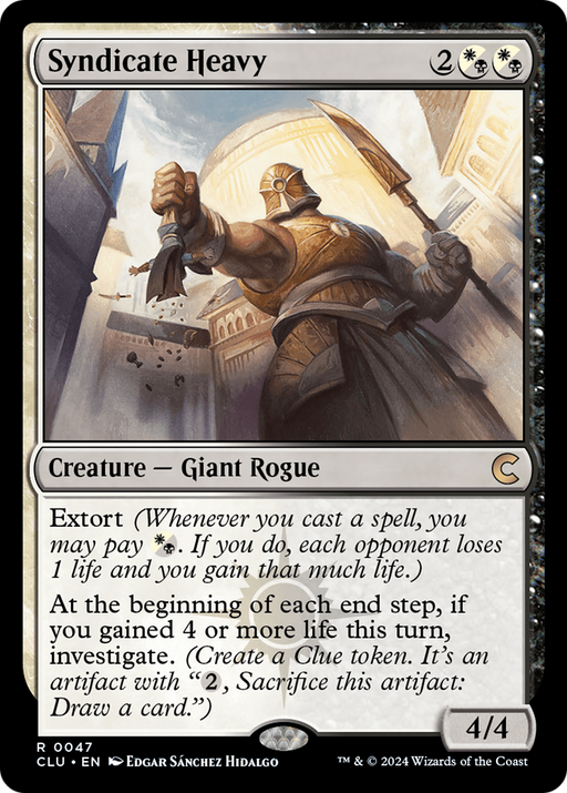 Syndicate Heavy (CLU-047) [Ravnica: Clue Edition] MTG Single Wizards of the Coast
