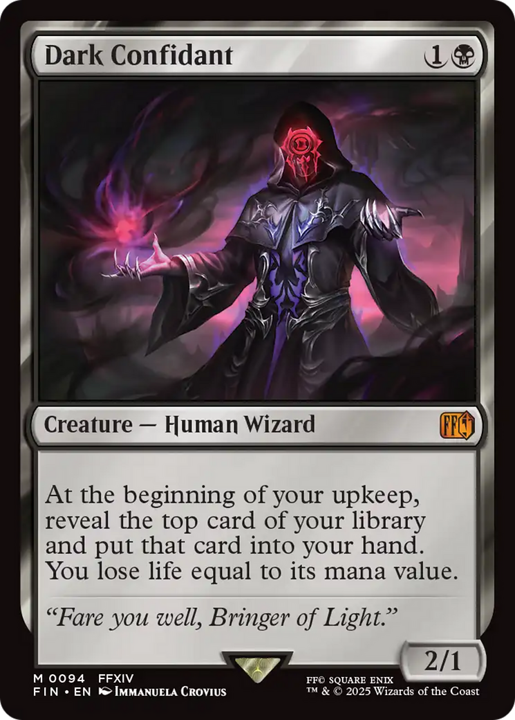 Dark Confidant (FIN-094) [FINAL FANTASY] Foil MTG Single Wizards of the Coast