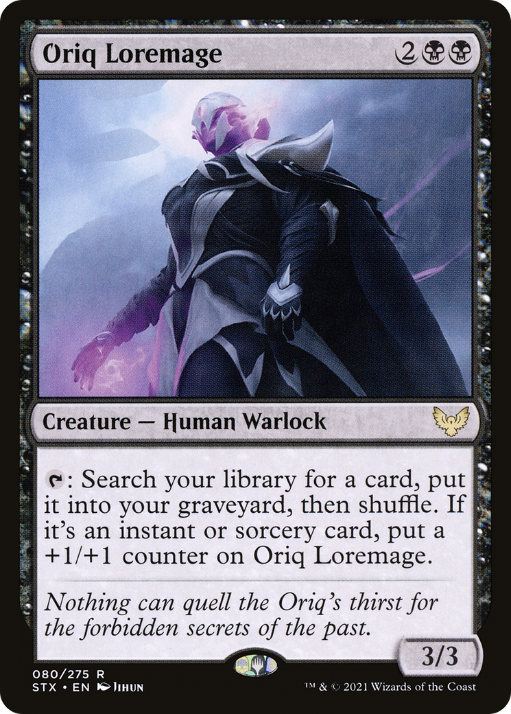 Oriq Loremage (STX-080) [Strixhaven: School of Mages] Foil MTG Single Wizards of the Coast