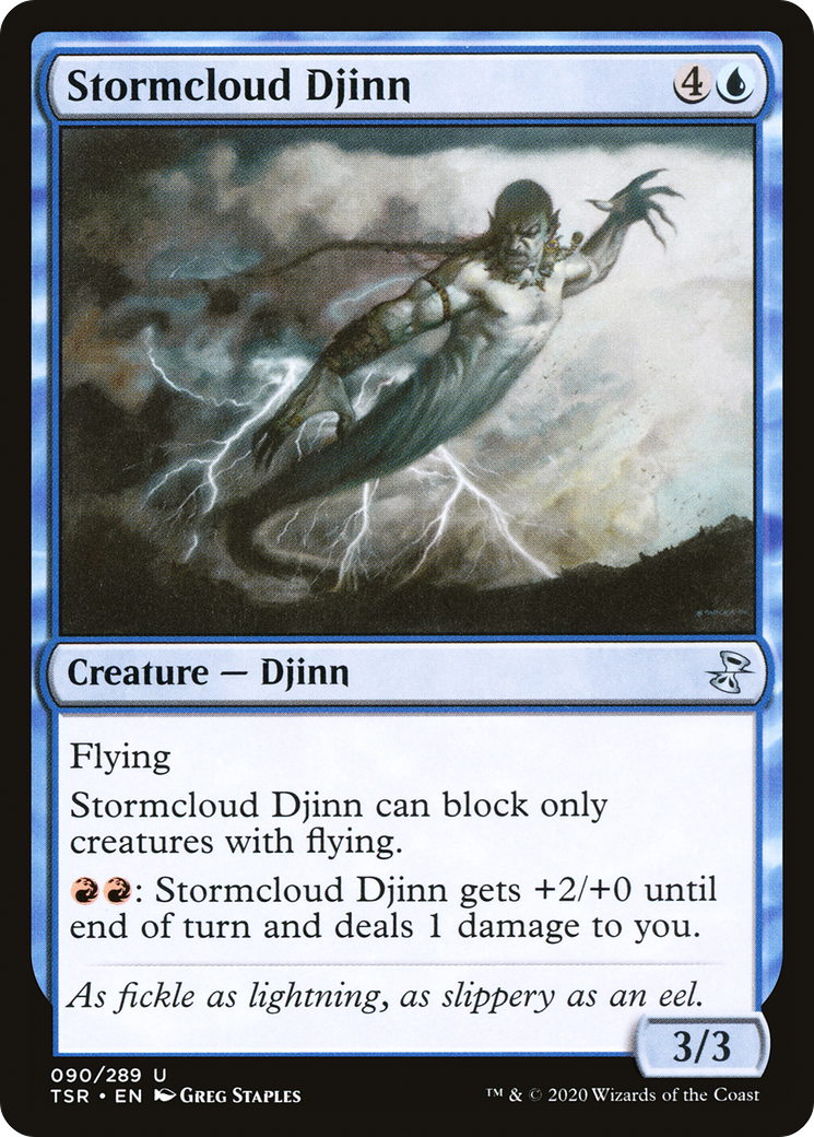 Stormcloud Djinn (TSR-090) [Time Spiral Remastered] MTG Single Wizards of the Coast