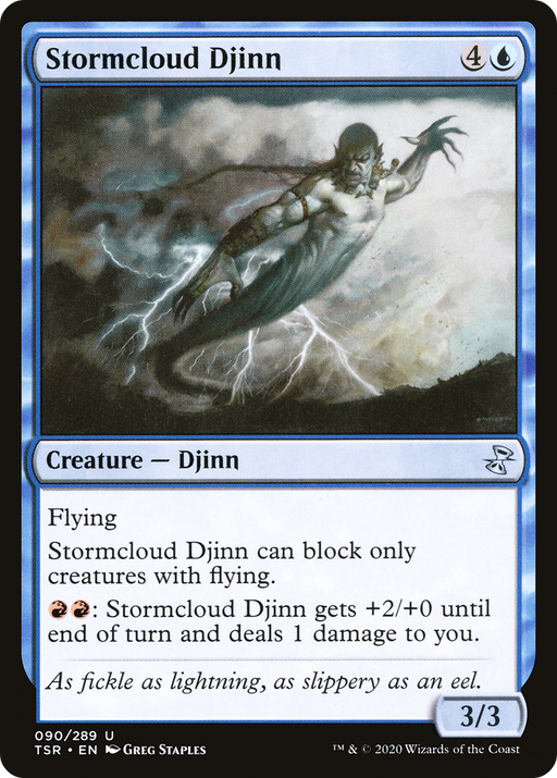 Stormcloud Djinn (TSR-090) [Time Spiral Remastered] MTG Single Wizards of the Coast