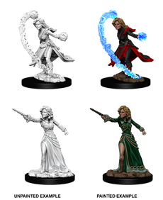 Pathfinder Battles Miniatures: Female Human Wizard RPG Miniatures WizKids   