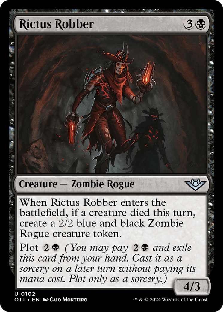 Rictus Robber (OTJ-102) [Outlaws of Thunder Junction] MTG Single Wizards of the Coast