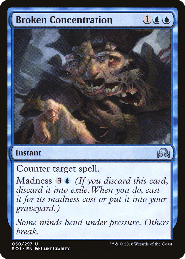 Broken Concentration (SOI-050) [Shadows over Innistrad] MTG Single Wizards of the Coast