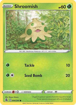 Shroomish (4/264) [SWSH: Fusion Strike] Pokemon Single Pokémon